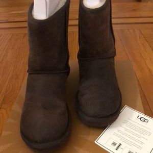UGG Classic Short Leather Boots